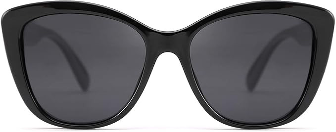 FEISEDY Polarized Vintage Sunglasses American Womens Square Jackie O Cat Eye Sunglasses B2451