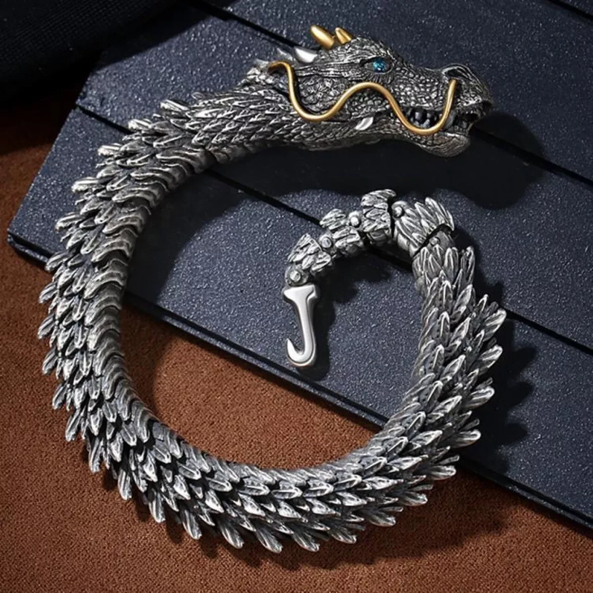 Vintage Men's Punk Domineering Dragon Chain Bracelets Fashion Accessories Gift！