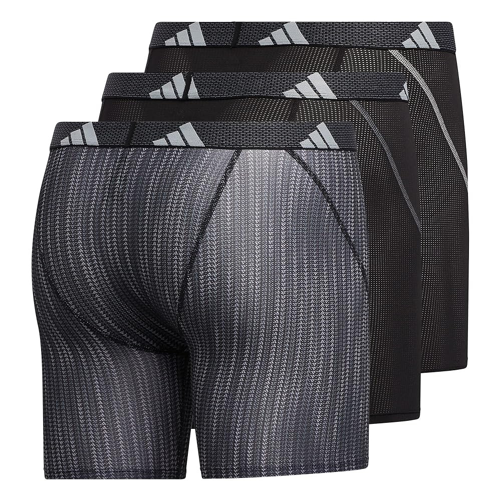 adidas Men's Sport Performance Mesh Boxer Brief Underwear (3-Pack) adidas Men&#39;s Sport Performance Mesh Boxer Brief Underwear (3-Pack)     No spoken audio M Sport Performance Mesh 3Pk Boxer Briefad