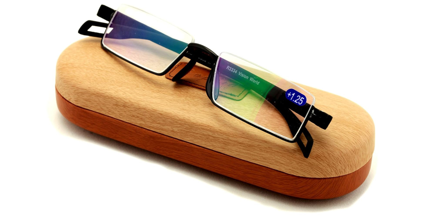 Featherweight Slim Half Rim Memory Flex Reading Glasses With Anti-reflective AR Coating