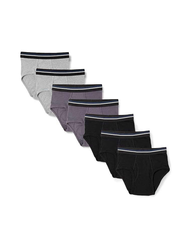 Men's Cotton Tag-Free Breathable Briefs Underwear, Multipacks