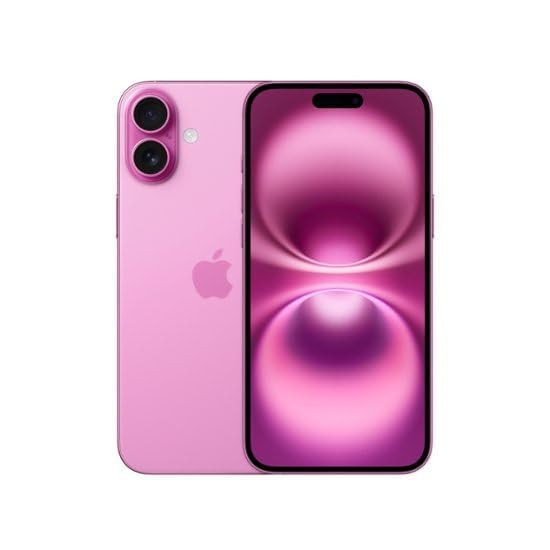 Apple iPhone 16, US Version, 128GB, Pink