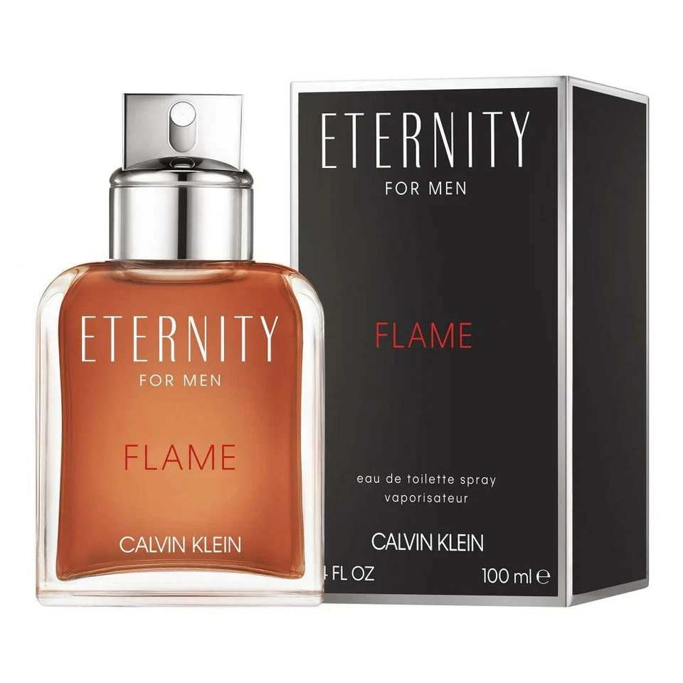 Calvin Klein Eternity Flame For Men 3.4 oz / 100 ml Eau de toilette