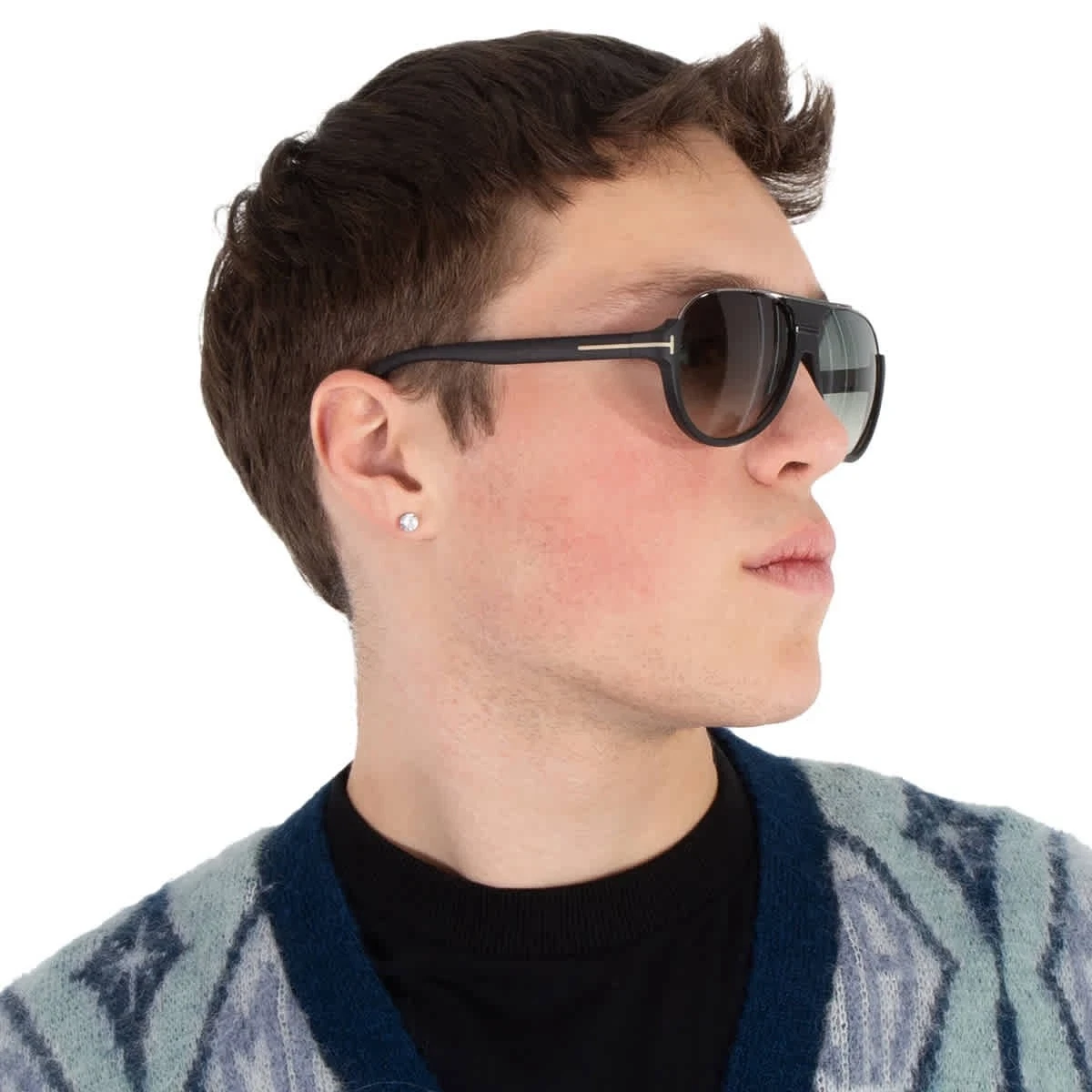 Tom Ford Dimitry Blue Gradient Pilot Men's Sunglasses FT0334 02W 59