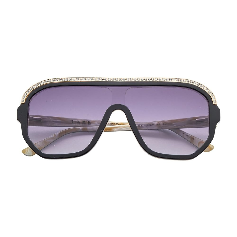 L.A.M.B. Gwen Stefani LA593 Shield Sunglasses for Women, UV400 Protection