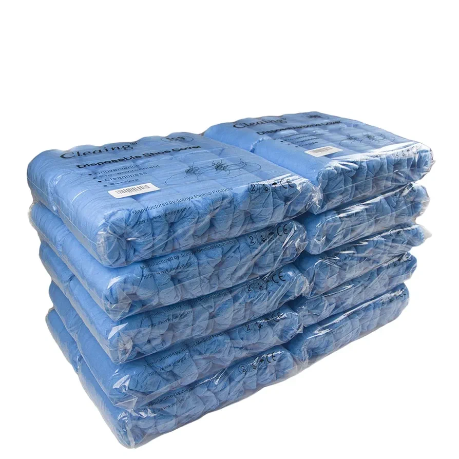 1000 Pack Disposable Boot & Shoe Covers Non Slip Durable Fits Virtually Most Shoes Case of 1000