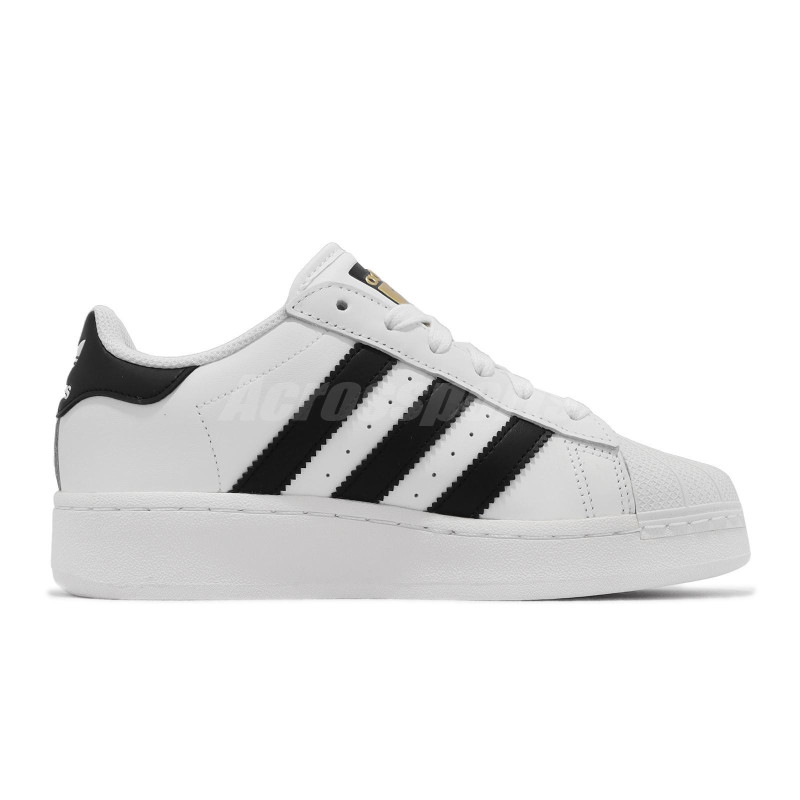 adidas Originals Superstar XLG White Black Gold Men Unisex Casual Shoes