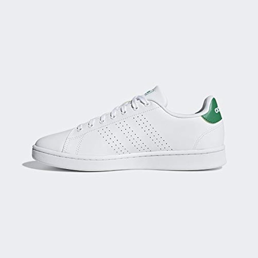 adidas Mens Advantage Lace Up Sneakers Shoes Casual - White