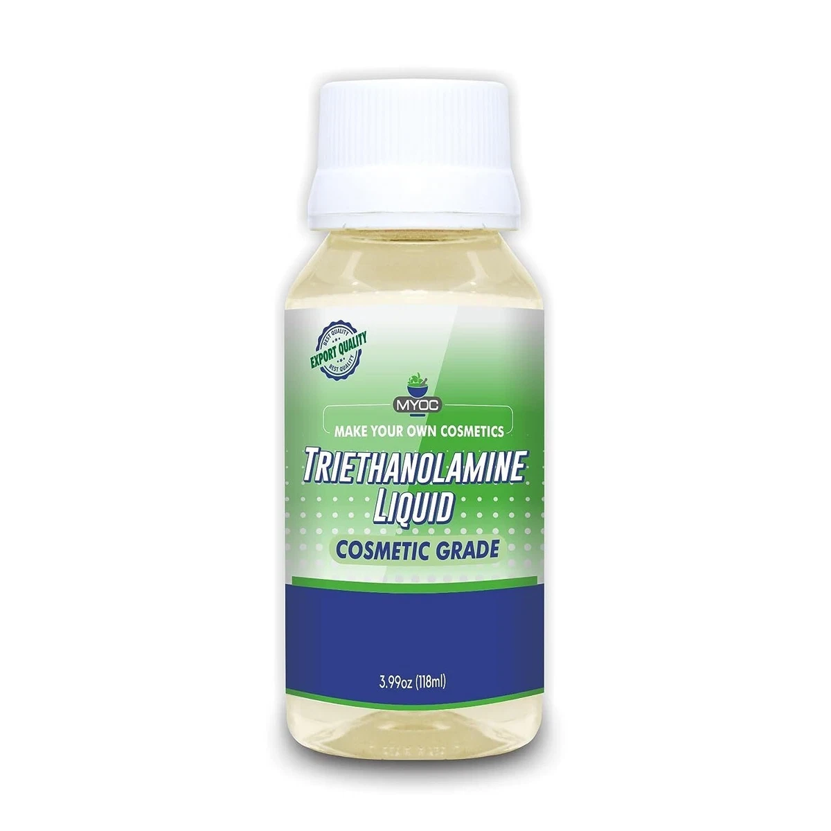 Myoc Triethanolamine Liquid for Cosmetic Skin Care, Emollient 118/125ml/473ml]