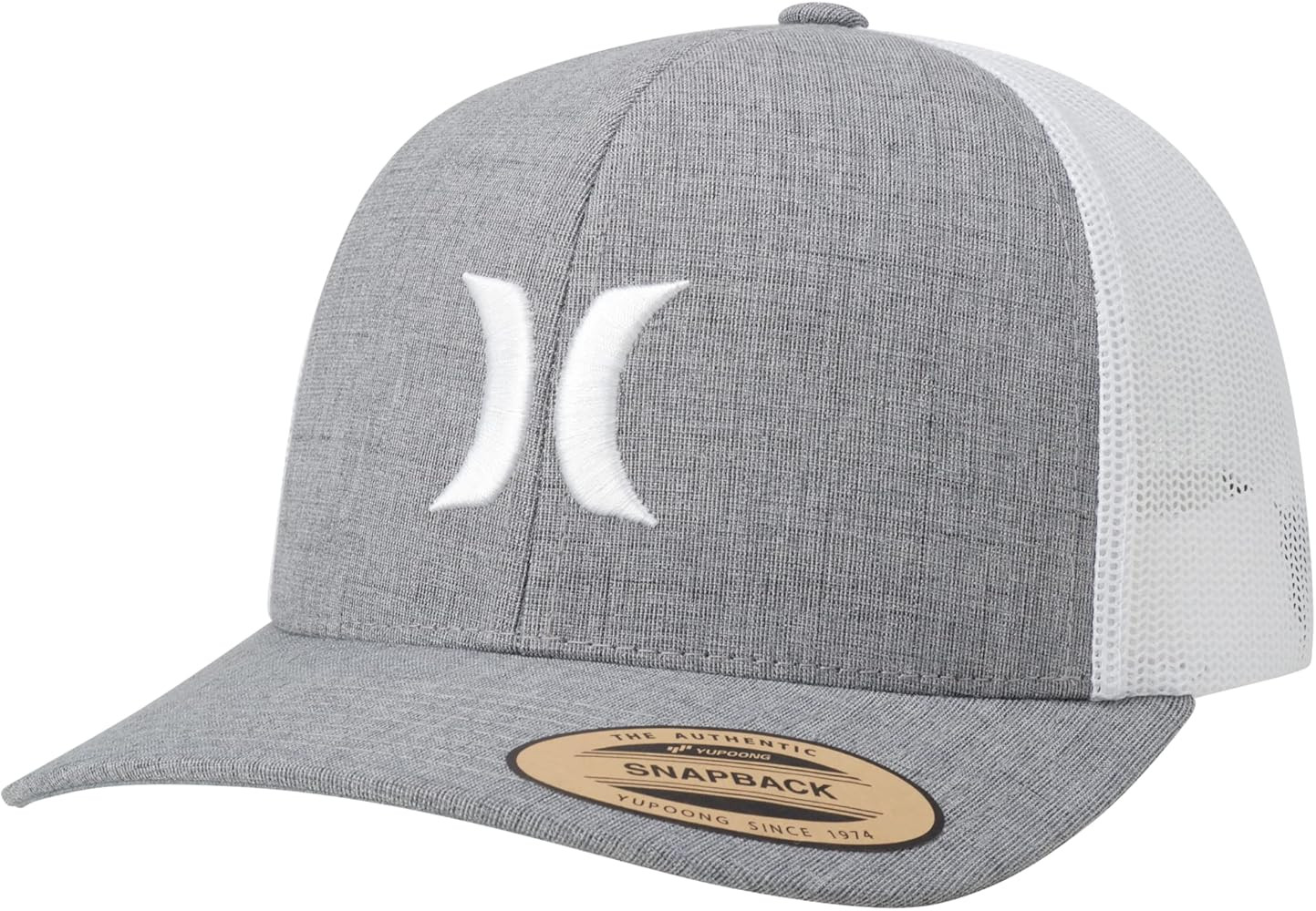 Hurley Men's Caps - Del Mar Mesh Panel Baseball Cap Trucker Hat - Snap Back Hats for Men